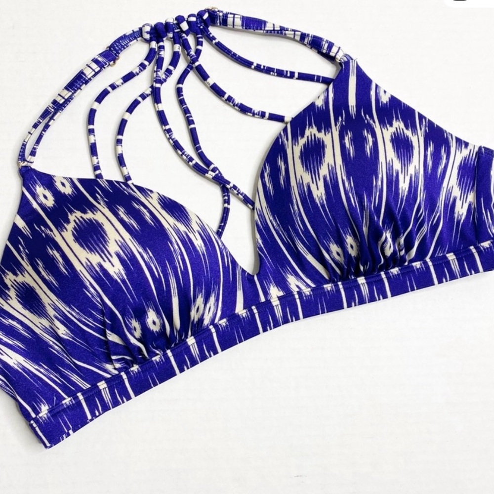 ATHLETA Amalfi Ikat Aqualuxe Bikini Top, Small